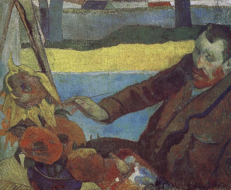 Paul Gauguin Van Gogh painting of sunflowers oil painting picture